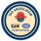 iso 45001 2018, maquinpe group certificado internacionalmente